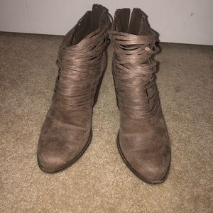 Bootie wedges size 7 1/2